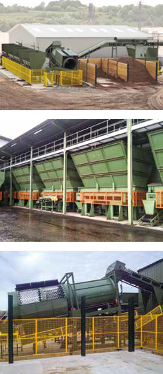 Production plant, Infeed funnels, Mixer